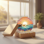 Sea Turtle Family Personalized Acrylic Ornament for Family