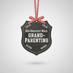Grandparent Role Personalized Wooden Ornament