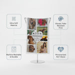 Dog Loss Keepsake Blanket | Custom Fleece/Sherpa Pet Remembrance Gift