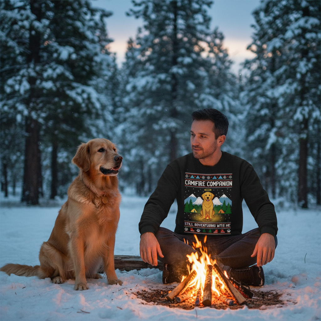 Dog Memorial Ugly Sweatshirt for Pet Lovers – Campfire