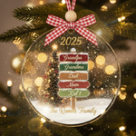 Family Signpost Personalized Acrylic Ornament