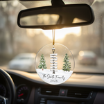 Family Signpost Personalized Acrylic Ornament