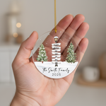 Family Signpost Personalized Acrylic Ornament