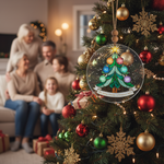 Family Tree Christmas Personalized Acrylic Ornament
