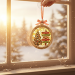 Family Tree Wooden Ornament for Family