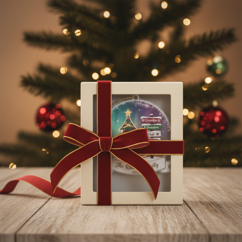 Generations Family Personalized Acrylic Ornament