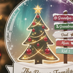 Generations Family Personalized Acrylic Ornament