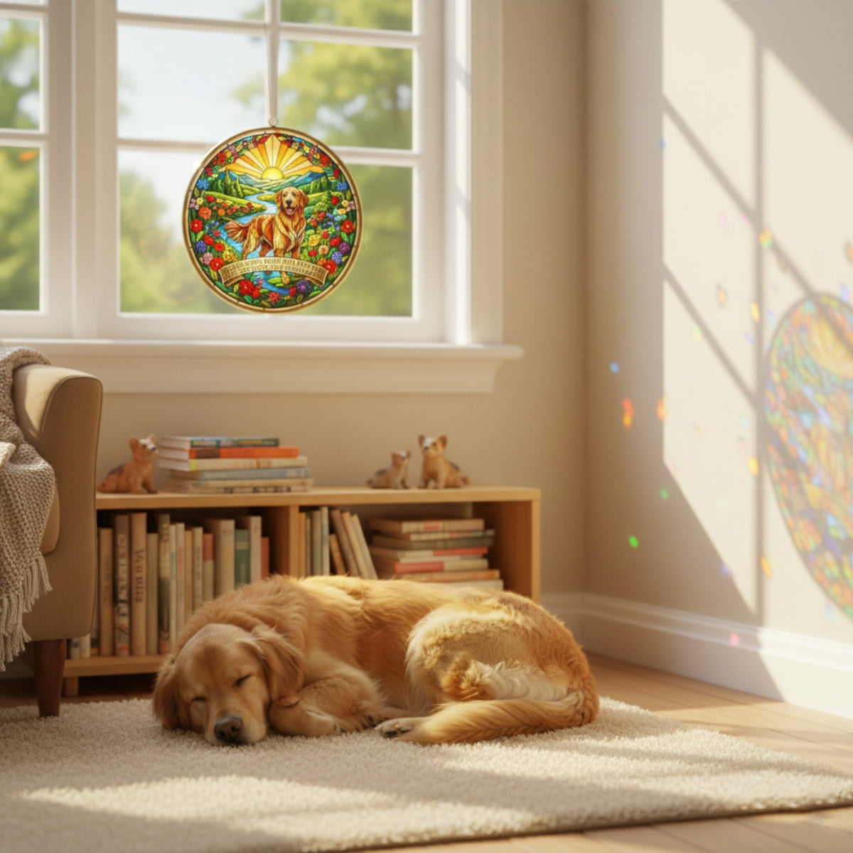 Pet Memorial Suncatcher – Stained Glass Pet Loss Keepsake