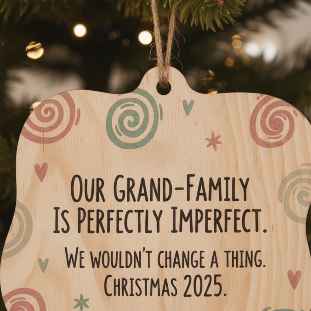 Grand Family Imperfect Personalized Ornament