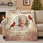 Grandma Memorial Blanket for Loved One – Custom Photo Gift