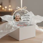 Grandma Memorial Glass & Acrylic Ornament – Memorial Keepsake