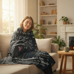 Grandma Memorial Personalized Blanket – Custom Name & Year Gift