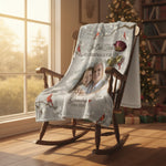 Grandma Memorial Personalized Blanket – Custom Photo & Name