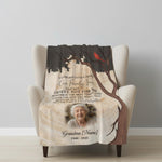 Grandma Memorial Personalized Blanket – Custom Photo & Years