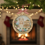 Grandma Memorial Photo Wooden Ornament – Remembrance Gift