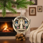 Grandma Memorial Wooden Ornament – Custom Name & Dates