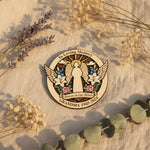 Grandma Memorial Wooden Ornament – Custom Name & Dates