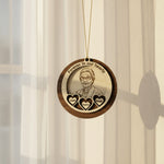 Grandma Memorial Wooden Ornament – Custom Photo & Names