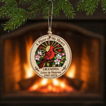 Grandma Memorial Wooden Ornament – In Loving Memory Gift