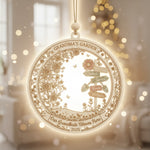 Grandma's Garden Personalized Transparent Acrylic Ornament – Custom Keepsake Gift
