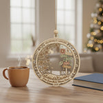 Grandma's Garden Personalized Transparent Acrylic Ornament – Custom Keepsake Gift