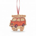 Grandparents' Taxi Service Personalized Wooden Ornament