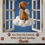 Memorial Angel Window Ornament for Pet Lovers – Custom Name Keepsake