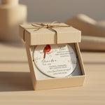 Memorial Cardinal Ornament for Grandma – Custom Memorial Gift