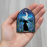 Memorial Moonlit Garden Ornament for Pet Lovers – Acrylic Plexiglass Suncatcher Tribute