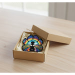 Memorial Paw Print Suncatcher Ornament