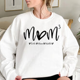 Custom "Mom^N" Shirt Personalized with Kids’ Names & Count