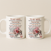 To My Wife Coffee Mug, Interactive QR Mug, Wedding Gift Anniversary Gift