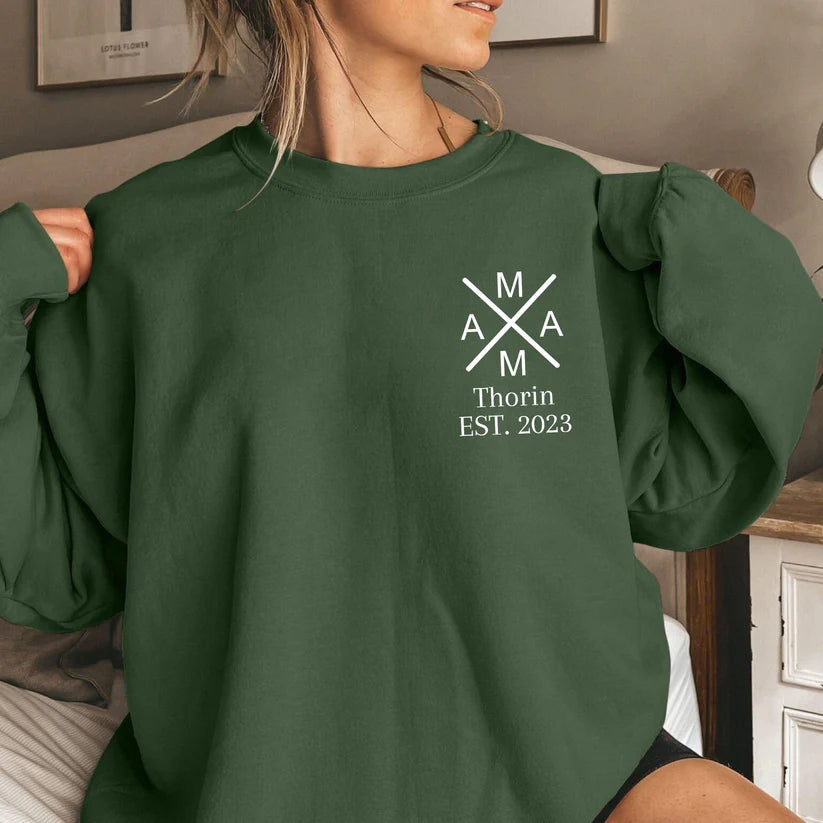 Personalized Mom Birth Year Sweatshirt