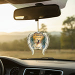 Personalized Dog Memorial Ornament - "Forever In My Heart" Angel Wings Keepsake