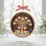 Personalized Family Tree Acrylic Ornament for Family