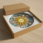 Personalized Grandma's Garden Stained Glass Suncatcher – Custom Names Gift