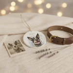 Personalized Pet Photo Ceramic Ornament Gift