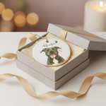 Personalized Watercolor Pet Photo Ceramic Ornament