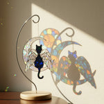 Custom Cat Memorial Moon Ornament