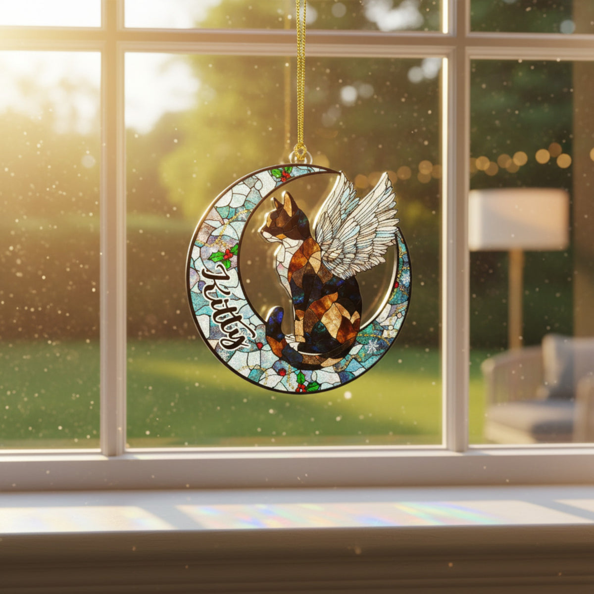 Loss of Pet Moon Suncatcher Keepsake