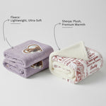 "Snuggle This Blanket" Personalized Pet Memorial Throw - Custom Photo & Name