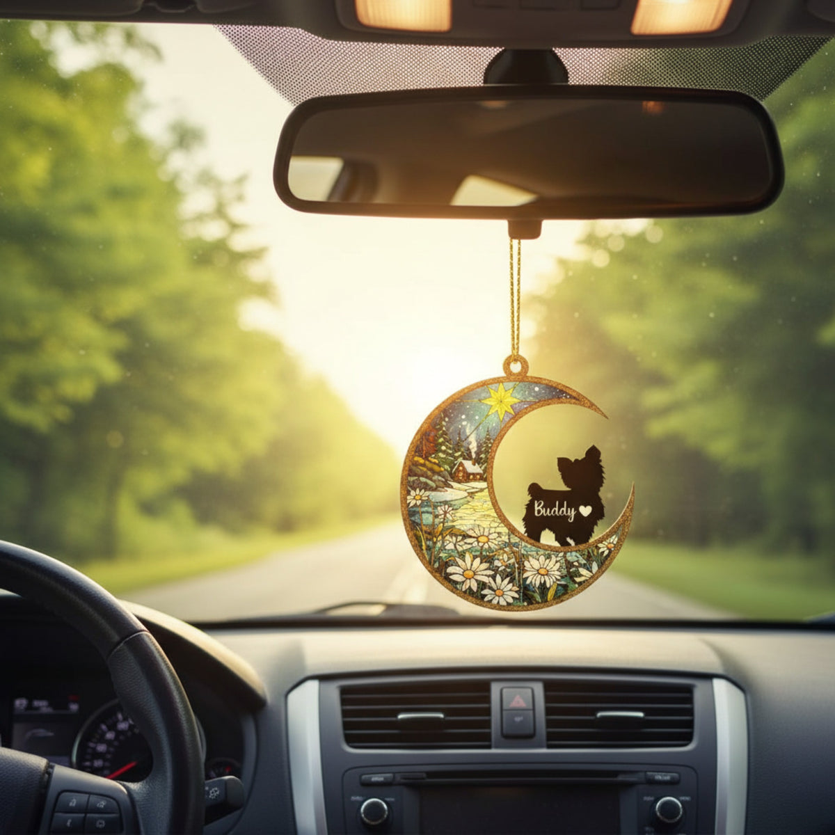 Personalized Pet Memorial Suncatcher Ornament | Loss of Dog Cat Remembrance Gift