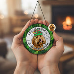 Personalized Rainbow Bridge Dog Ornament