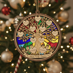 Family Tree Personalized Suncatcher Ornament