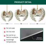 Dog Loss Sympathy Gift Ornament - Pet On The Moon Christmas Tree Decor