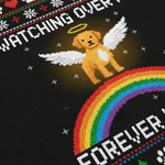 Angel Dog Memorial Ugly Christmas Sweatshirt for Pet Owners
