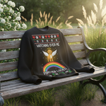 Angel Dog Memorial Ugly Christmas Sweatshirt for Pet Owners