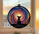 Galaxy Pet Memorial Suncatcher for Pet Lovers – Custom Name