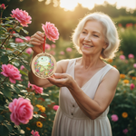 Garden Path Wooden Ornament for Nana – Personalized Grandkids Name Family Keepsake