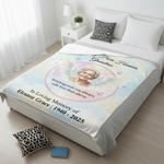 Custom Photo Grandma Memorial Blanket | Sympathy Gift